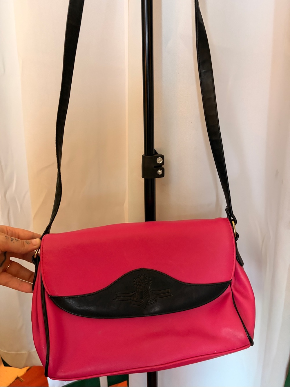 Bright pink vintage purse